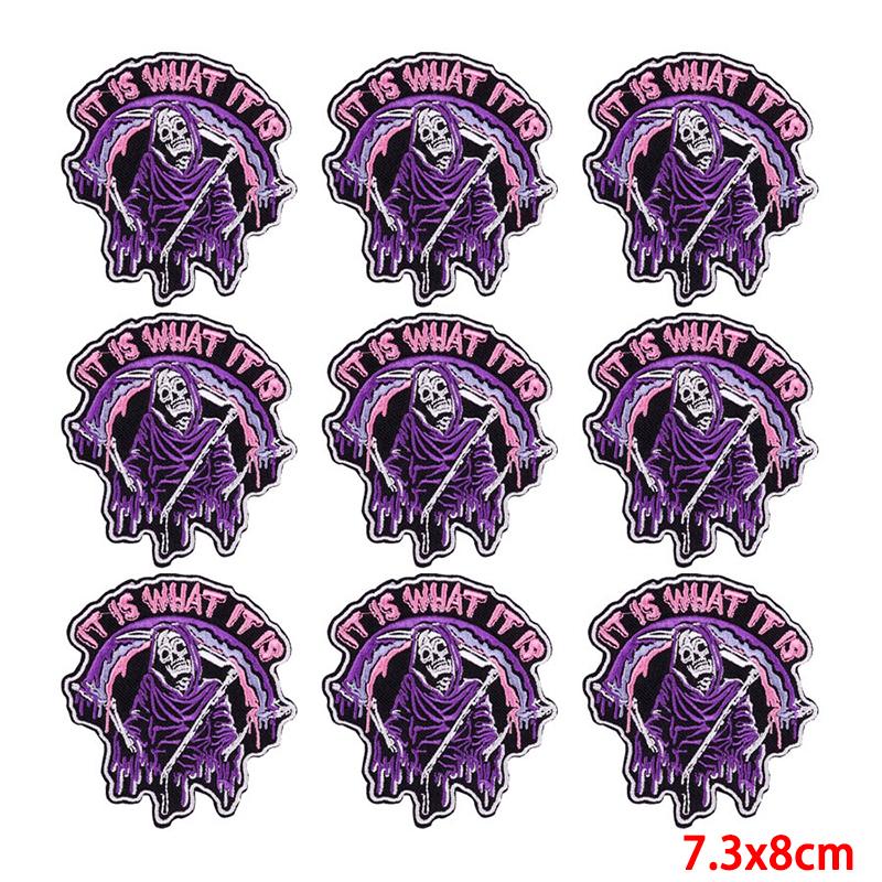 10 teile/los Großhandel Stickerei Patch Eisen Auf Patches Für Kleidung Patches Auf Kleidung Jacken Dekor Applikation Nähen Liefert