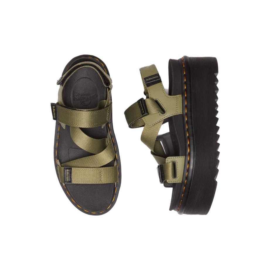 Dr. Martens Comfortable Versatile Beach Sandals Unisex Sandals Green 31805357