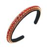 Women's Hairband Rhinestone Versatile Headband Baroque Gold Velvet Fine Edge Headwear