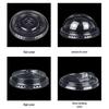 98mm PET Milk Tea Cup Lid - High Quality, Transparent, Flat, Spherical, Tall, Direct Drinking Design