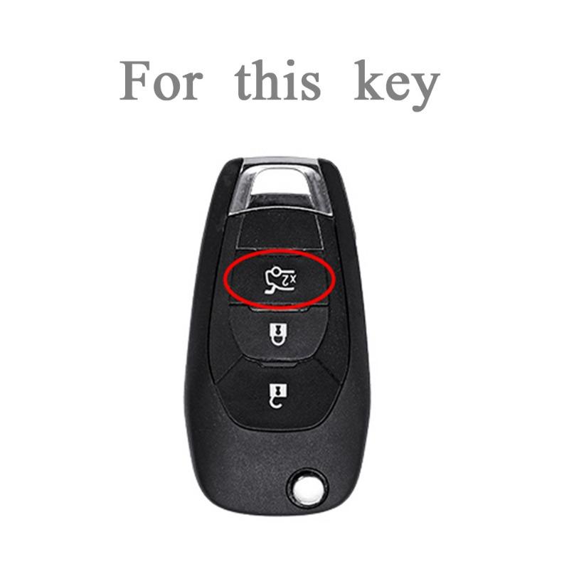 Tpu Car Key Case Key Chain For Chevrolet Cruze Spark Sonic Camaro Volt Bolt Trax Malibu  Folding Key Case Protector Accessories