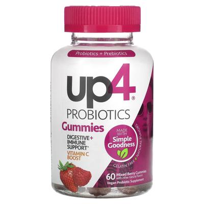 Probiotic Gummies, Mixed Berries, 60 Gummies
