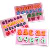 3 Stück Mini Buchstaben Zahlen Silikon Handgemacht Fondant Kuchen Dekorieren DIY Form