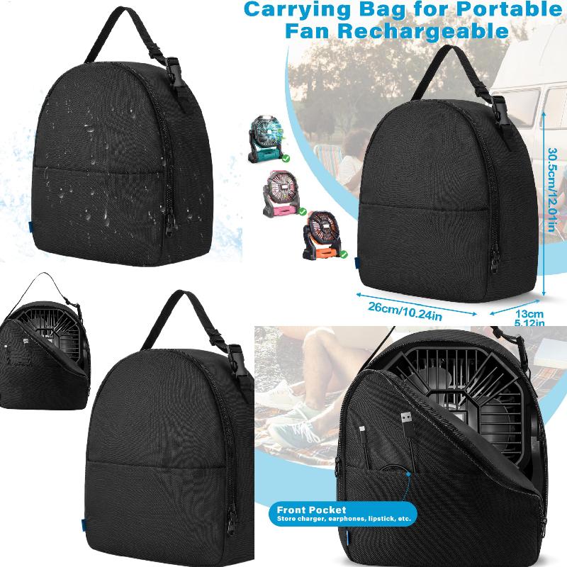 

Маленький чехол для инструментов, сумка для переноски для уличных вентиляторов, сумка для переноски кемпингового вентилятора, портативный защитный чехол для вентилятора с ручкой для кемпингового вентилятора CN