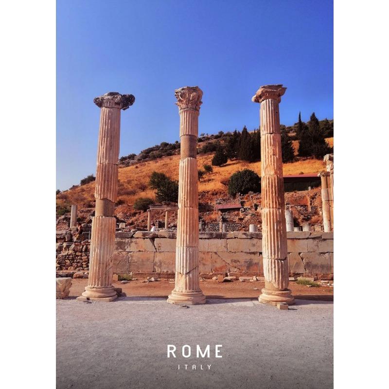 Rome Italy Vatican City Travel Poster Colosseum Ancient Architecture Print Canvas Painting Wall Picture Modern Office Room Decor