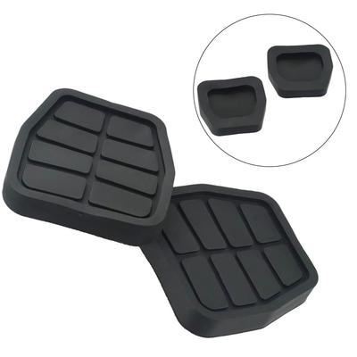 2x Pedal Pad Abdeckungen Schwarz Einfache Installation Für GOLF