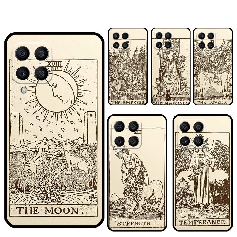 Tarot Card Astrology Sun Moon Lover For Samsung Galaxy M35 M55 M15 M12 M13 M14 M34 M54 M33 M53 M21 M31 M11 M32 M52 M06 M16 Case