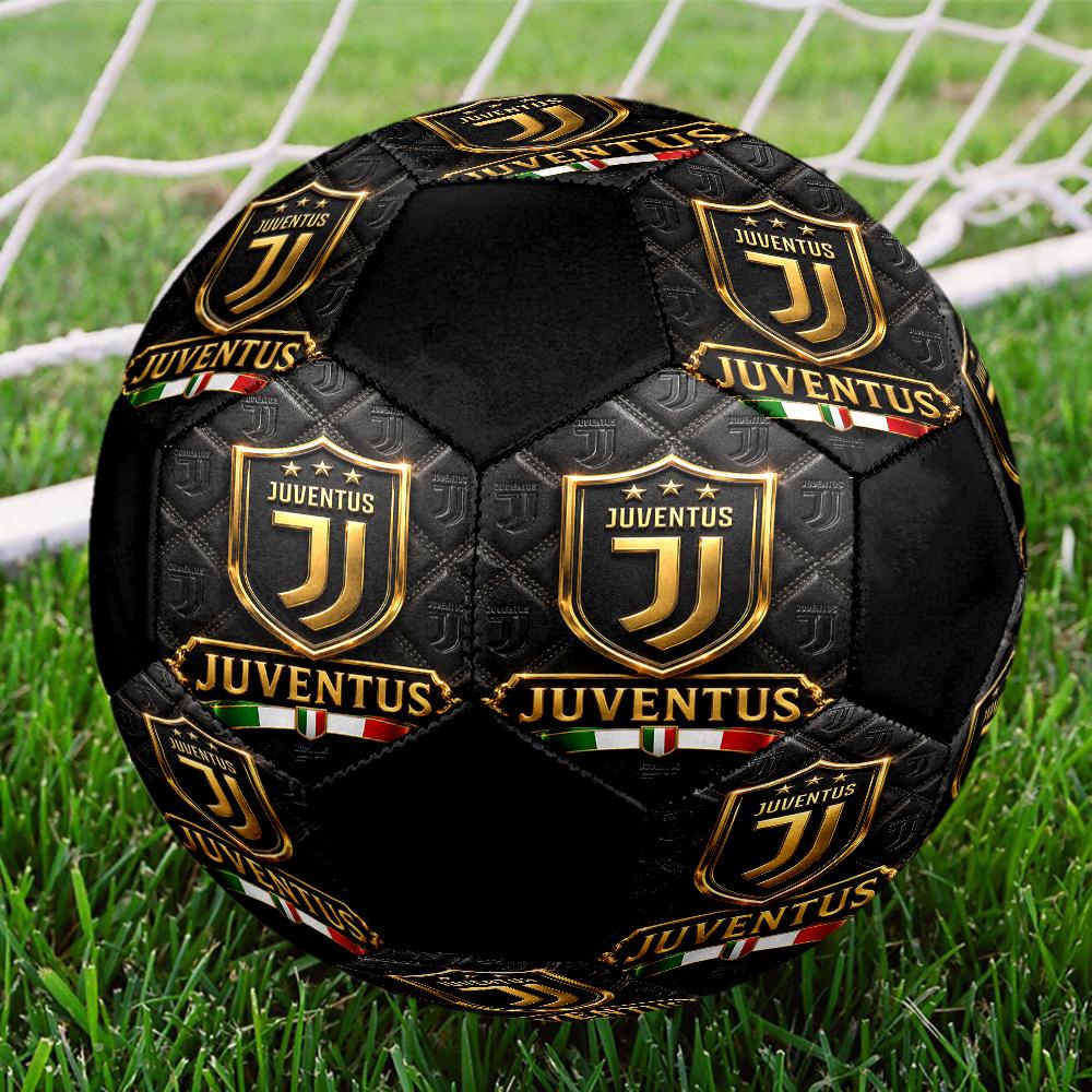 Pallone da Calcio Juventus Football Club Tema Misura 5, Adatto sia per Partite Indoor che Outdoor, un Regalo Adatto a Tutti.