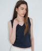 Seuleoum Essential V-Neck Sleeveless_Navy
