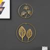 Exquisite Craft Leaf Wall Art Decor Durability And Countryside Charm Anti-corrosion Wall Decoration