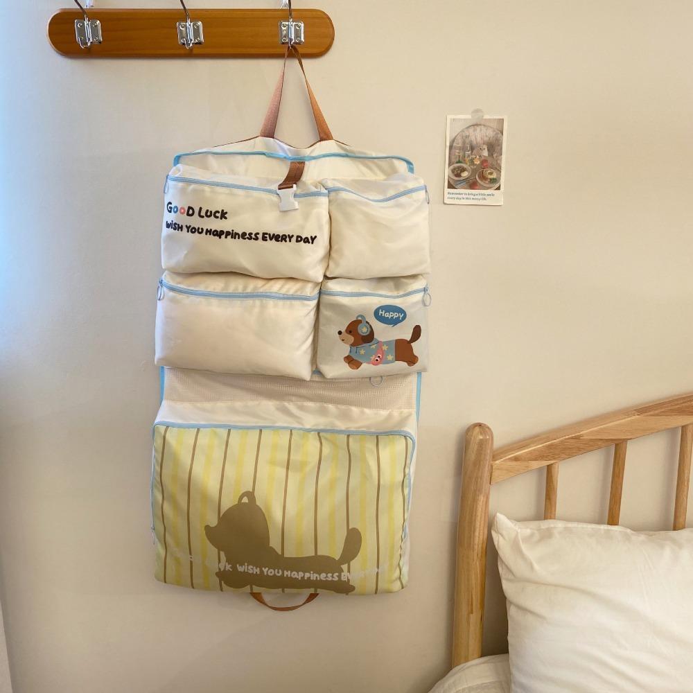 Large Capacity Storage Hanging Bag Cartoon Luggage Bag Cute Clothes Washing Bag  Travel