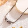 Stylish Unisex Rhinestone Pendant Necklace - Luxury Clavicle Design