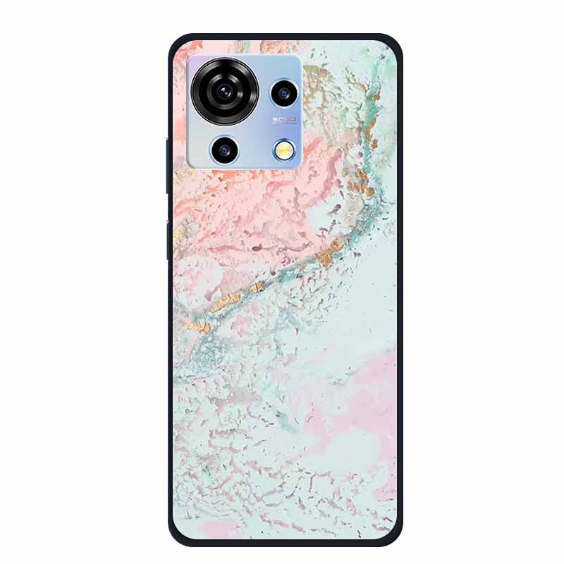 Phone Case For ZTE Blade V50 Vita Marble TPU Soft Silicone Cover for ZTE BladeV50 Vita V50Vita Cases Mica Painted Colorful Para