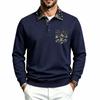 Men S Casual Long Sleeve Fleece Hoodless Sweatshirt With Paisley Pattern