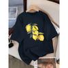 Creative Lemon Pattern T-Shirts Female Casual Soft Tops Fashion Cool Tee Clothing Cotton Street Short Sleeve For Women