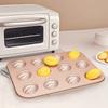 Easy Release Olive-shaped Muffins Mold Carbon Steel Baking Pan Bakeware Dessert Mold  DIY Dessert