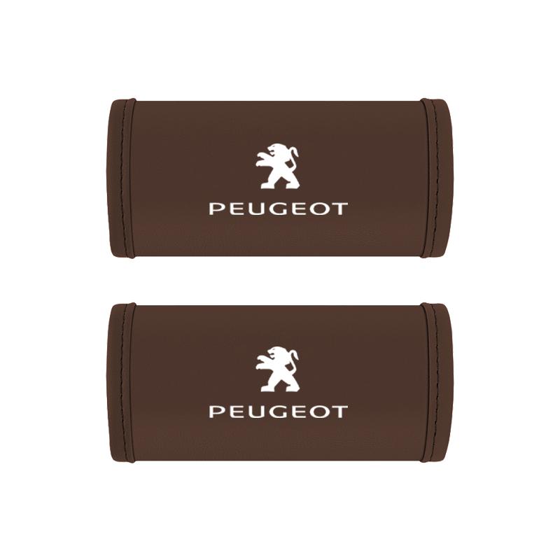 2Pc Car Anti Slip Pull Glove Car Interior Leather Handle Protector Cover For Peugeot 107 408 4008 308 3008 5008 508 2008 208 301