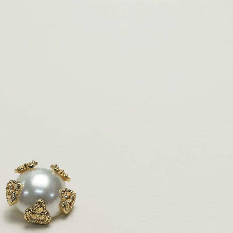 

Знаменитый стиль Pearl Ruyi металлические пуговицы женские Cheongsam пальто куртка свитер декоративные пуговицы 2 #[Pentagon Pearl White] 18mm