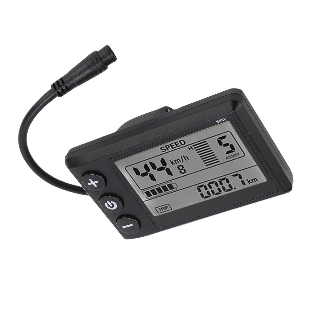 Electric Bike LCD Display Electric Scooter LCD-S866 Display Panel with Water Proof 6 Pin Connector Cycling Accessory