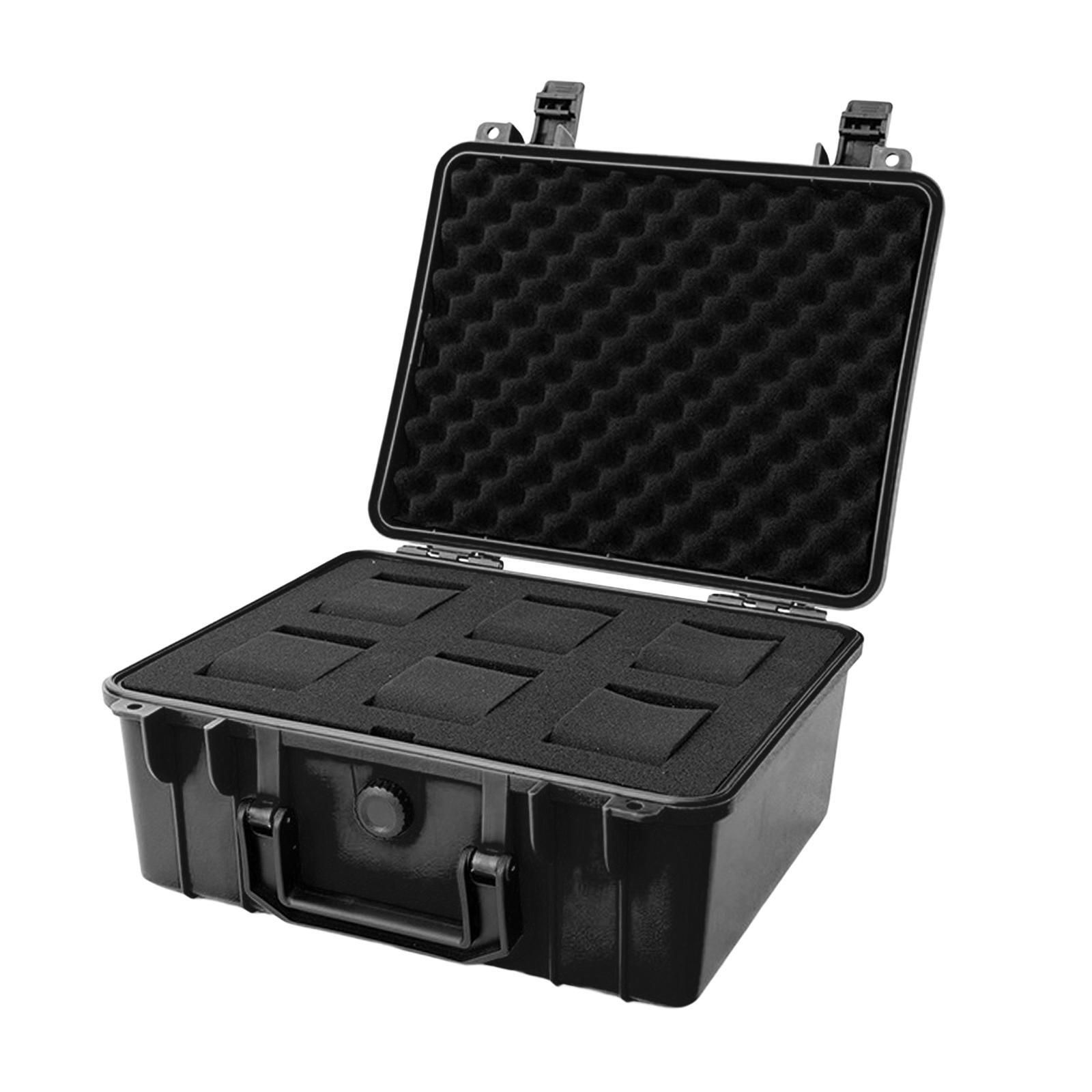 

Водонепроницаемый корпус-органайзер для часов, прочный дисплей для путешествий, отцовские часы, черный, с 6 цифрами