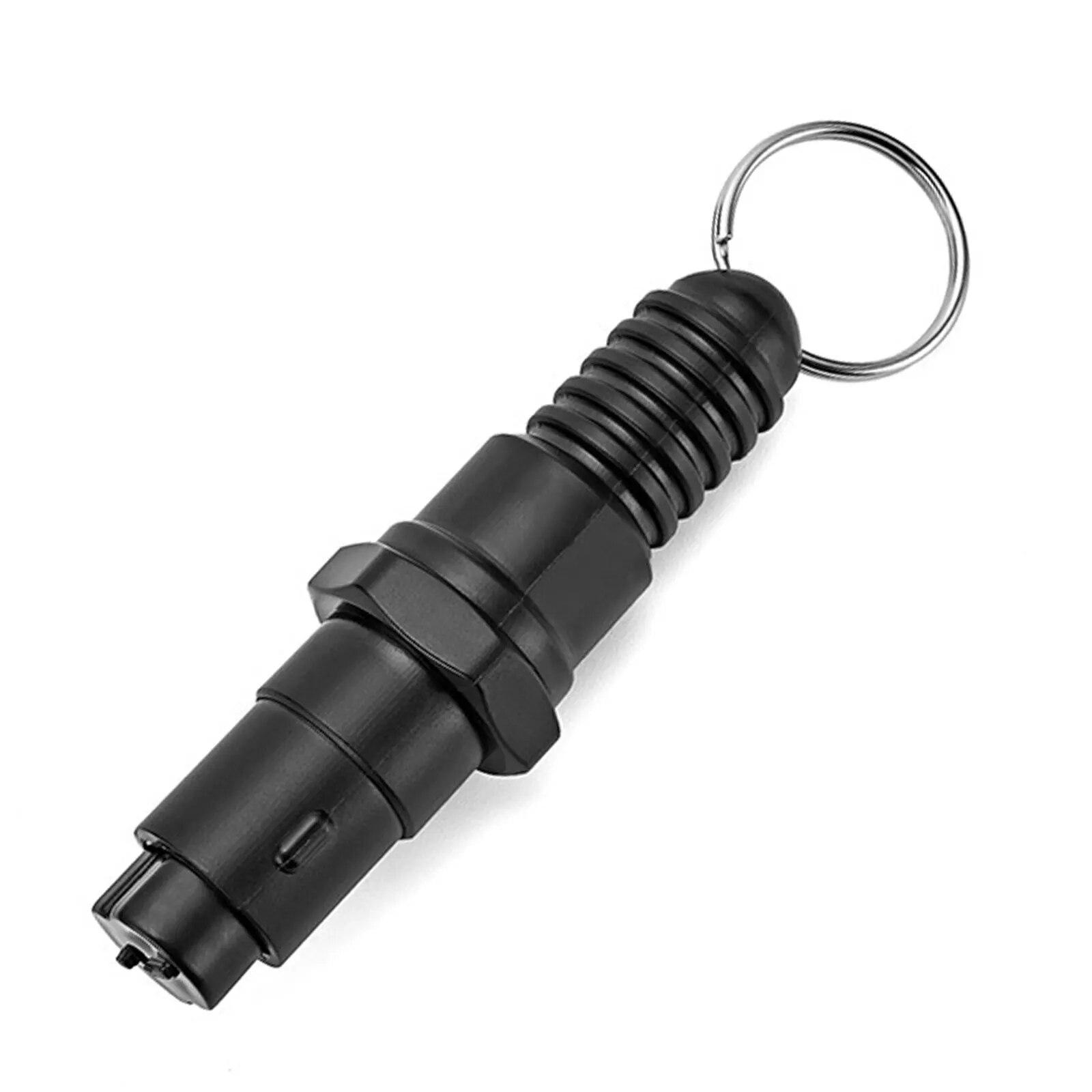 

Автомобильный молоток безопасности, пружинный тип, молоток для побега, оконный выключатель, перфоратор для ремня безопасности, молоток, брелок, 2-в-1, спасательный инструмент чёрный