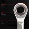 1Pcs 72 Teeth Ratchet Socket Spanner 6-19mm Nut Repair Tool Durable Stubby Single Wrench