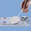 For iPhone 16 Pro Max Magnetic Case PC+TPU Epoxy Real Dried Flower Phone Cover