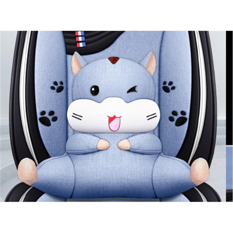 2020 Cartoon Buckwheat Car Seat Cushion - Full Cover, All-Season