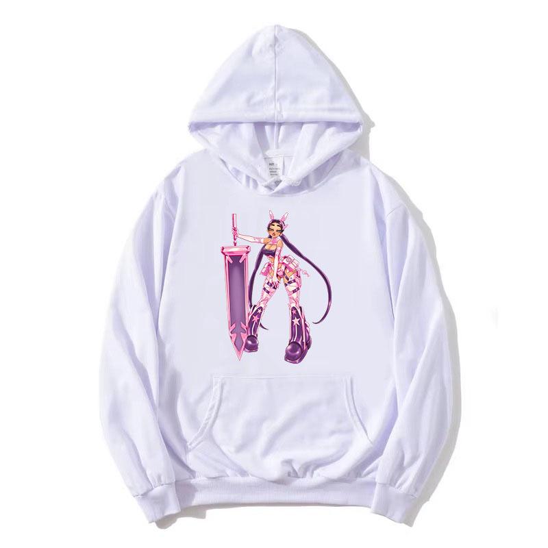 Paloma Mami Sängerin Druck Hoodies Langarm Cartoon Grafik Sweatshirts für Damen Lässig Herbst Fleece Damen Pullover Mädchen