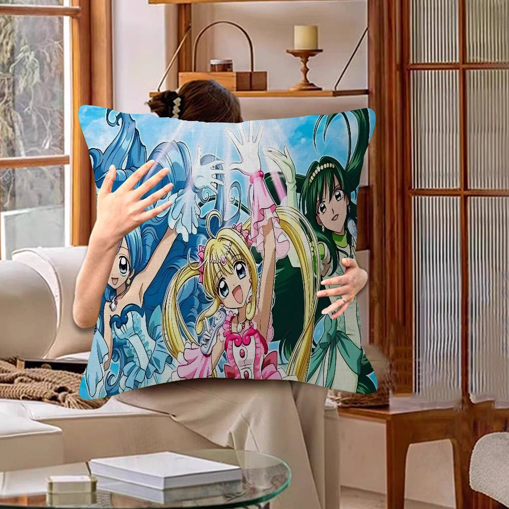 Mermaid Melody Pichi Pichi Pitch Pillow Anime Pillow Sofa Bed Head Pillow Cover Cushion Cover 45x45 Cm Fashion