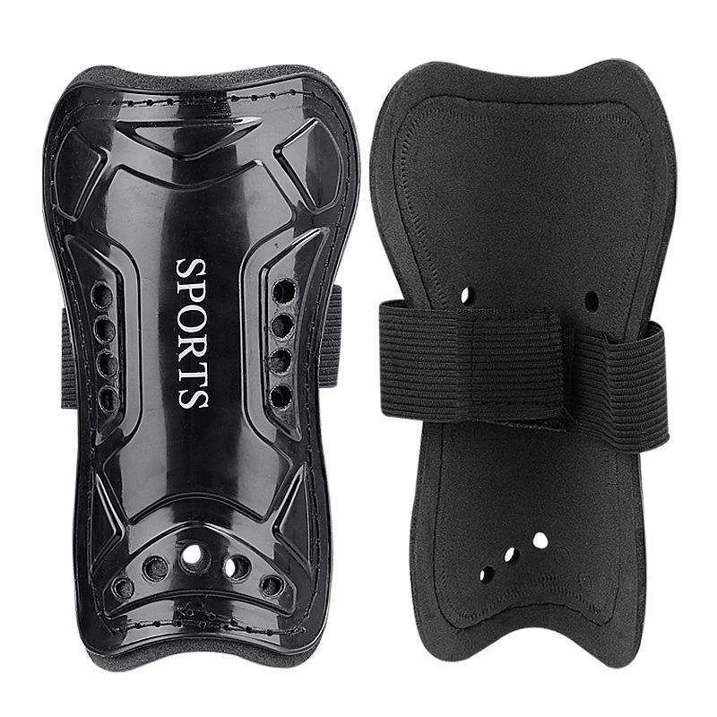 Double Layer Shin Guards for Adults & Kids - Thick, Strap-On Football/Calf Protection for Outdoor Sports Training