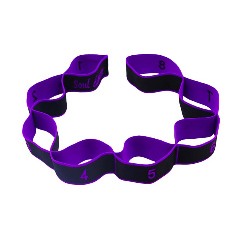 Resistance Band Yoga Auxiliary Stretching Belt Adult Latin Training Elastic Bands Beginner Pilates Dance Loop Fitness Tension