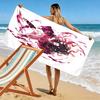 Demon Slayer Print Beach Towel, Large Soft Quick Dry Towel for Beach Camping Swimming