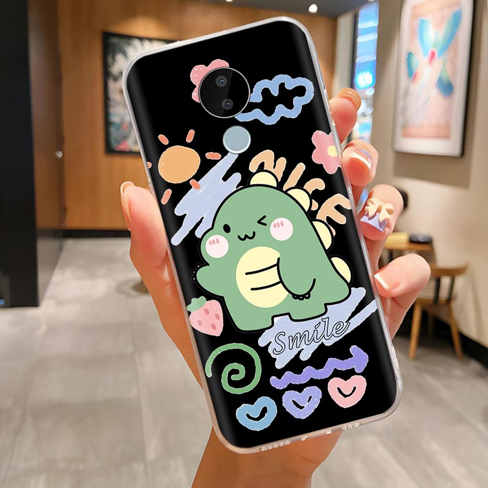 For Nokia C30 Case Funny Creative Cover for Nokia C30 Phone Cases Soft TPU Silicone Transparent Back Covers for NokiaC30 C 30