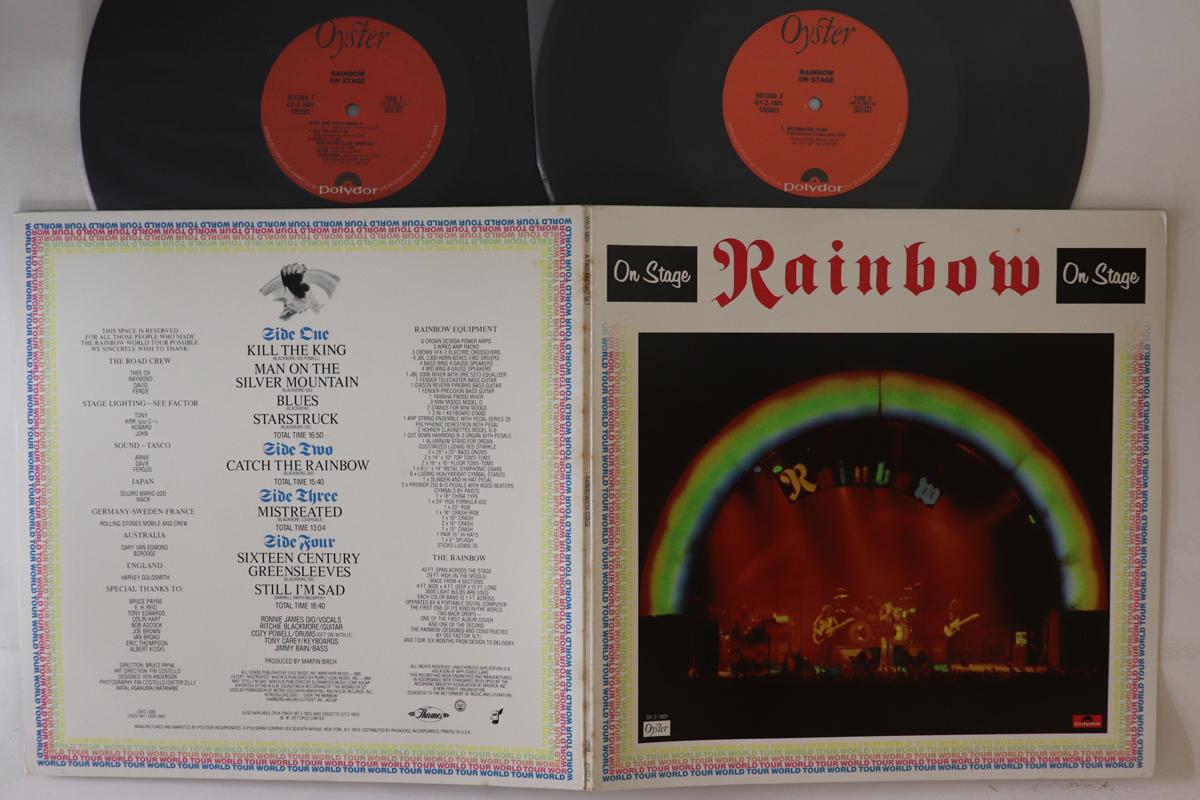 

LP Record RAINBOW - On Stage OY21801 OYSTER 1977 US Rock Used