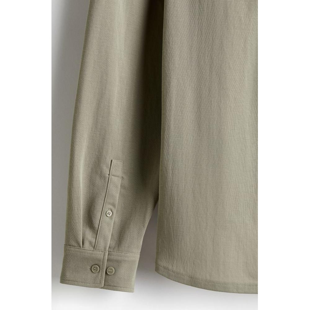 H M Loose Fit sHirt Sage Green