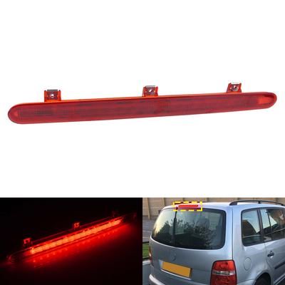 For 03-10 VW Touran 1T High Level Third LED Rear Brake Stop Light Lamp Red Lens