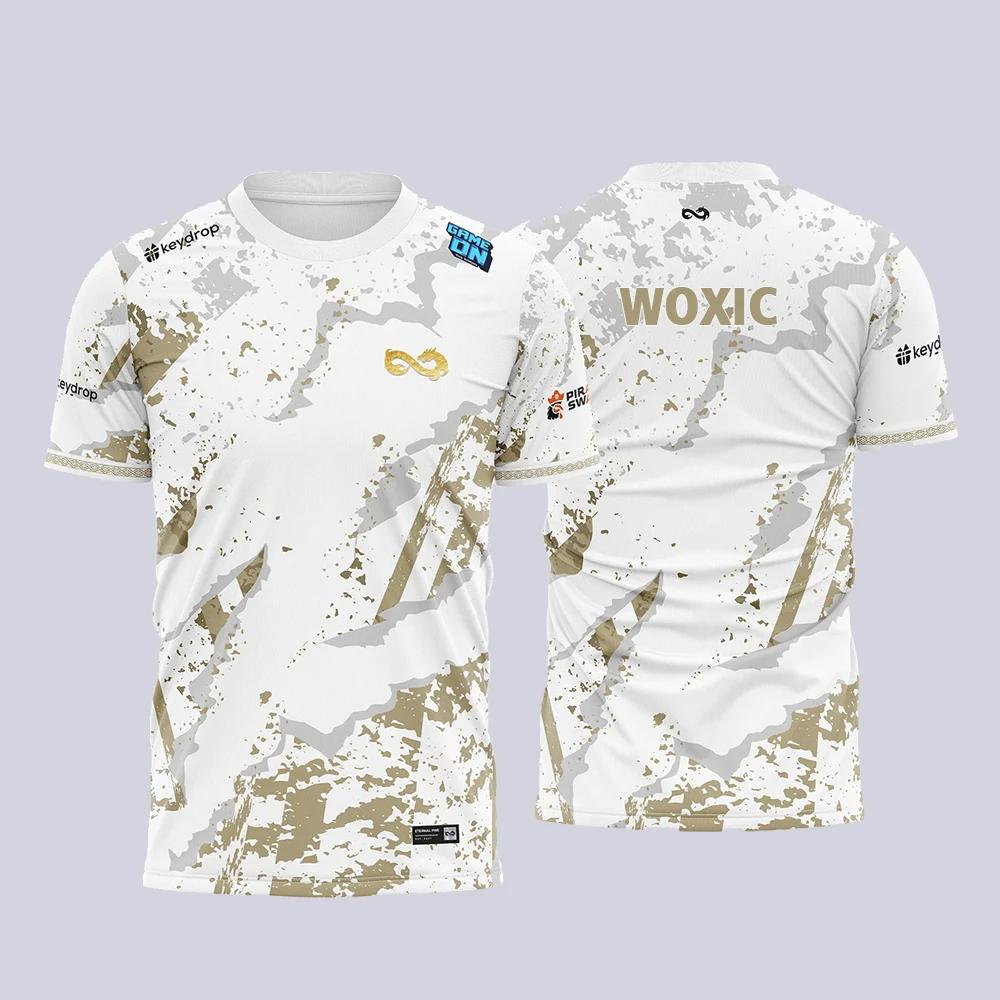 CSGO Esports Tým Eternal Fire 2025 Nové Dresy CS2 Major Herní Tréninkové Soupravy Unisex Street Oversized Top Grafická Trička