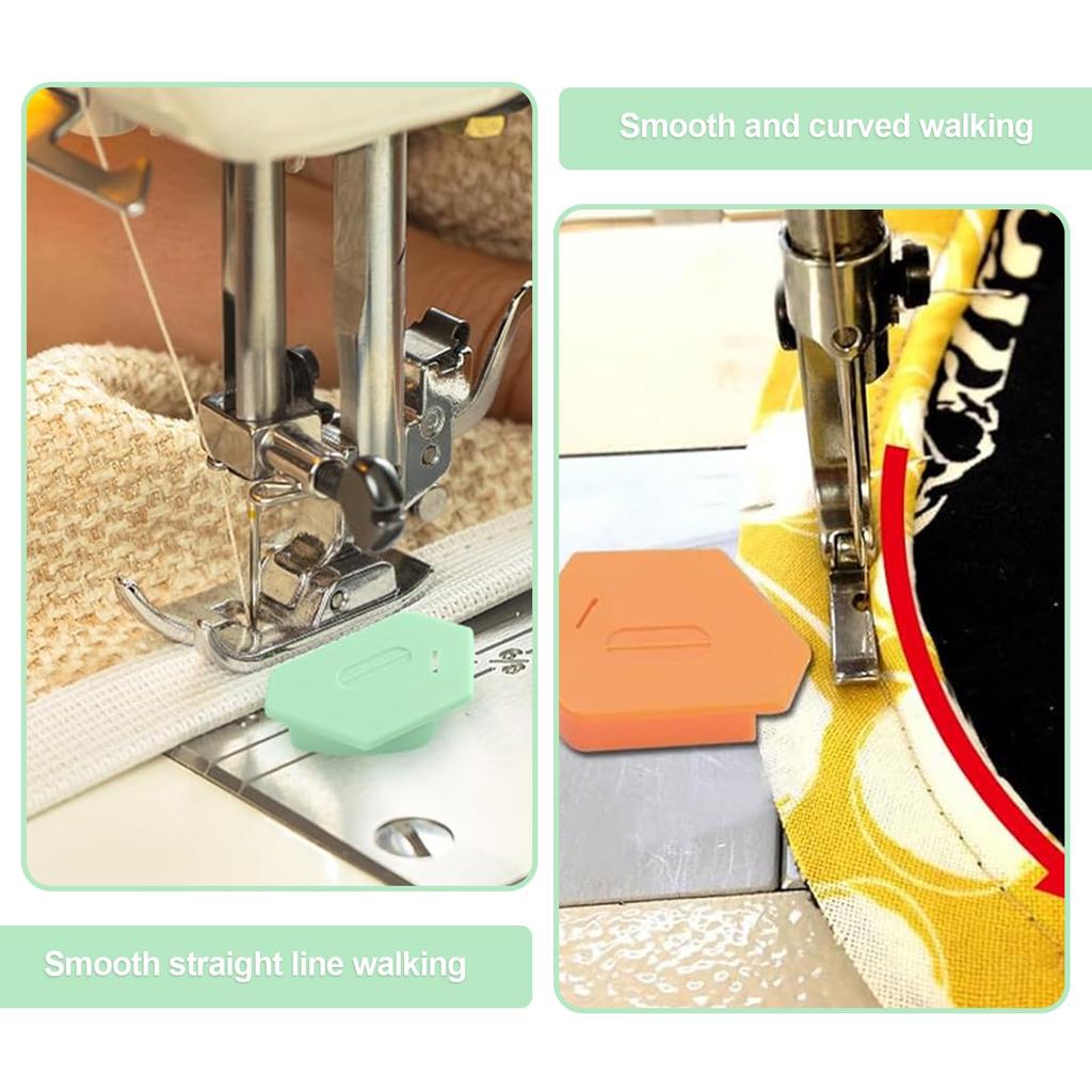 1/2PCS Magnetic Sem Guide Lightweight Rustproof Sing Maine Guide Magnets Multifunctional Hem Guide,Sewing Supplies Accessories