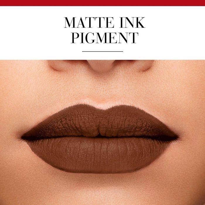Lipstick - BOURJOIS - Velvet Ink 18 Allabout Brown - Matte Finish - 24h Wear - Precise Applicator