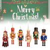 Pcs Nutcracker 6 Soldiers Wooden Pendant Hanging Decorations Gift Christmas