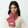 Designer's New Autumn and Winter Personality Sweet and Versatile Warm Cross High-end Knitted Scarf Small Scarf Women