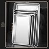 Handun Extra Thick Stainless Steel Commercial Food Tray
