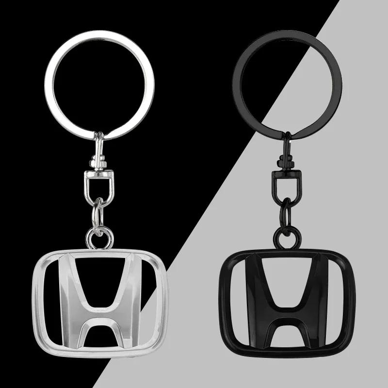 2025 Hot Car Key Chains Keyring Pendant Metal Keychain Holder Auto Accessories  For Honda Civic Accord CRV HRV Fit Jazz City Ody