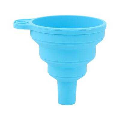 Universal Silicone Gel Practical Foldable Funnel Hopper Multifunctional Portable Outdoor Kitchen Cooking Accessories