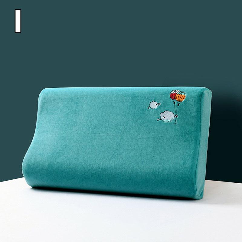 1шт отскок наволочка латексная наволочка бархатная пена с эффектом памяти протектор контур на молнии зимняя теплая L