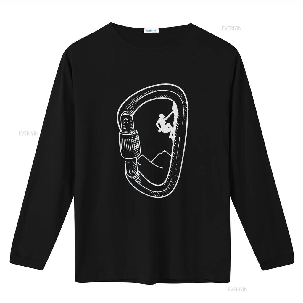 Rock Climbing T Shirt Carabiner Mountain Climber vintage Washed Slightly Unisex graphic Top For Everyday Wear Stretched