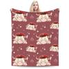 Genshin Impact Venti Blankets Velvet Summer Air Conditioning Barbatos Anime Multi-function Warm Throw Blanket for Bed Car Quilt