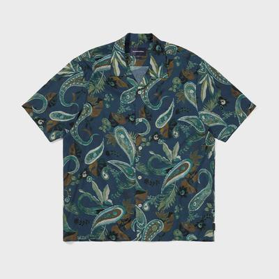 ThIS IS Never That Weird paISley S S Shirt Navy