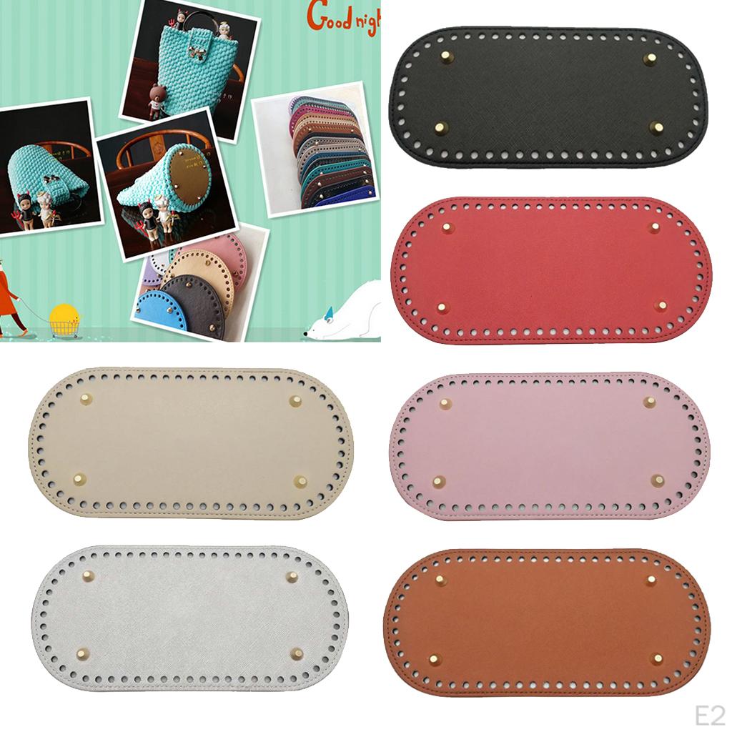 Insert Bottom 60 Holes for Crocheting, Base, Bag Bottom, with Rivets Handbags